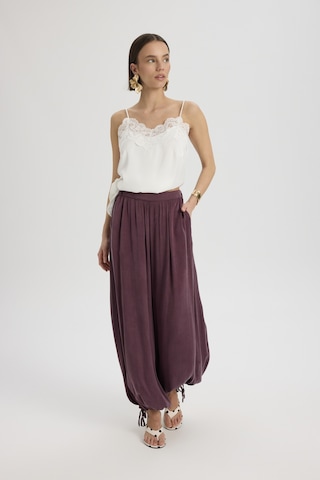 Mai Studios Co. Aria Bordo Şalvar Pantolon Bordo