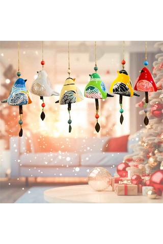 Yaozixa El Yapımı Reçine Kuş Zilcikleri - Bahçe Ve Ev Dekorasyonu, Rüzgarında Rahatlatıcı Melodi, Dış Ve İç Mekan Uygun