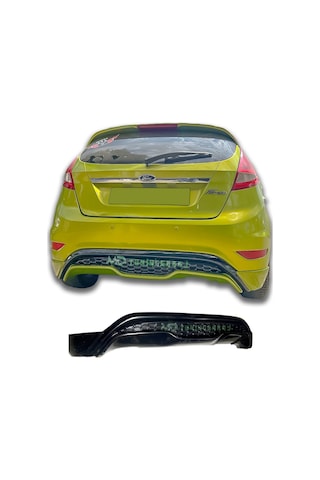 Ford Fiesta 2009-2017 Uyumlu Parlak Siyah Plastik St Difüzör
