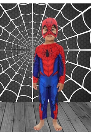 Bebeminyon Örümcek Adam / Spiderman Çocuk Kostümü