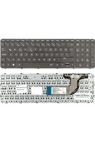 Hp 250 G2, 250 G3, 15-n00, 15-e, 15-g Notebook Klavyesi Siyah Tr Çerçeveli / Kl0105 46236925