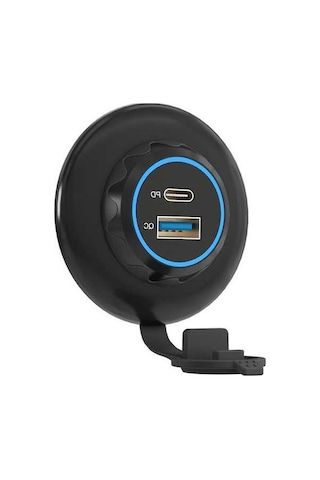 Qyouth Usb Telefon Şarj Aleti Qc3.0 Pd 30w + Jm, Hızlı Modifiye Gemi Ve Araba Cihazı