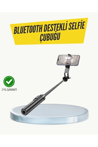 Bfs Bluetooth Selfie Çubuğu Işıklı, Katlanabilir, Uzaktan Kumandalı