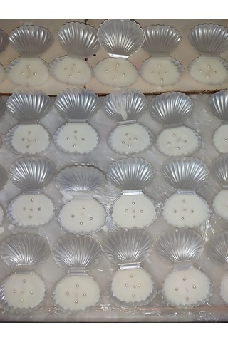 20 Adet Özel Günler İçin İstiridye Kutu Mum