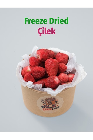 Çilek Kuru Meyve Cipsi Dondurularak Kurutulmuş Freeze Dried Çilek %100 Doğal Glutensiz Atıştırmalık 20g 20 G