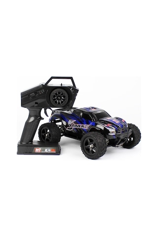Remo 1635 1/16 Ölçek, 4wd Off Road Monster Truck Smax Mavi Kaportalı, Fırçasız Motorlu, 7.4v 1500mah Li-po Pilli, Rc Model Ar