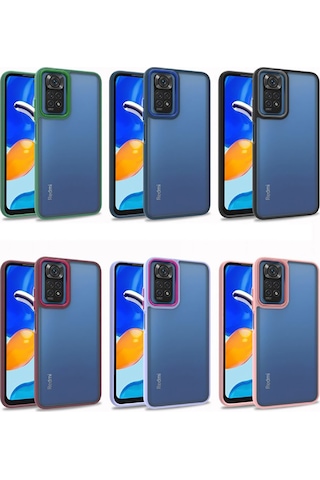 Goocamp Redmi Note 11 Pro 5g Kılıf Flora Kapak - Lila Lila