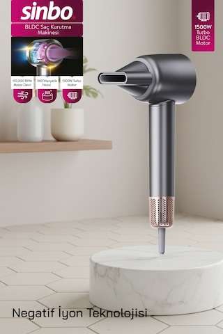 Sinbo Shd-1740 Bldc Saç Kurutma Makinesi - Şampanya Pembe