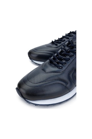 Tamer Tanca Erkek Hakiki Deri Lacivert Sneakers & Spor Ayakkabı 383 5960 Erk Ayk Sk24-25 Lacı Slvr Lacivert