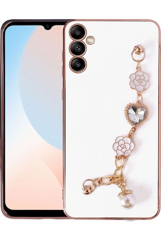 Galaxy A24 Kılıf El Tutamaçlı Kamera Korumalı Zore Taka Silikon Kılıf