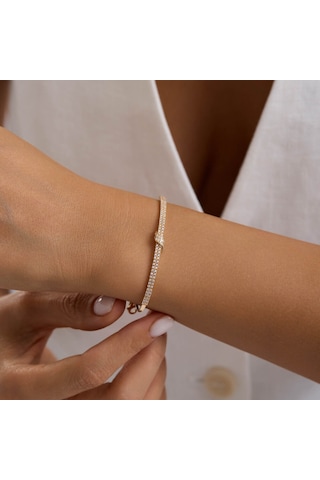 Kemerli İki Sıra Su Yolu Takı Seti T14332