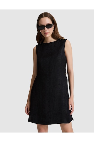Pierre Cardin Kadın Siyah Elbise Dokuma 50324151-vr046