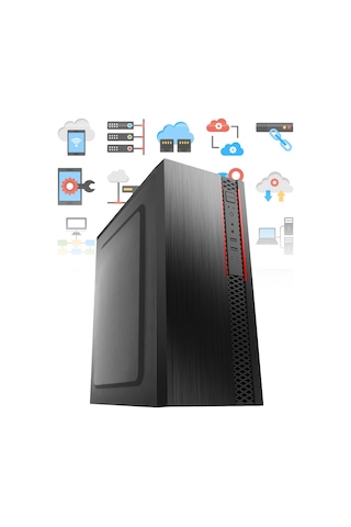 Ramtech WorkForce OF310-128 i3-10100F 8 GB 256 GB SSD R5230 Free Dos Masaüstü Bilgisayar