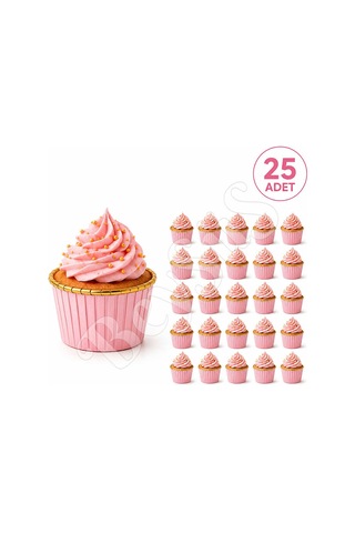 Muffin Kalıbı 25li Pembe