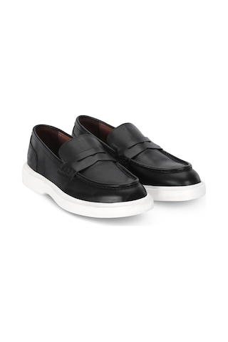 Slazenger York I Erkek Deri Siyah Comfort