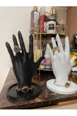 Dekoratif Takı Organizer Manken 21cm Set Şık Makyaj Mücevher Kolye Tasarım Sergi Yüzük