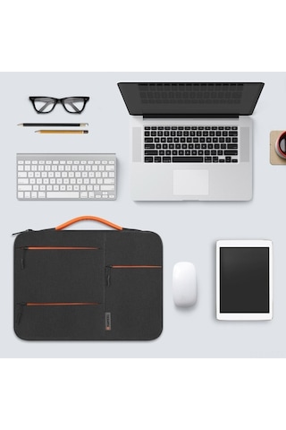 Didadodo 14 Su Geçirmez Çok Katmanlı Koruma İş Dizüstü Çantası - Pu Sap Küçük Boy Laptop Çantası Laptop Çantası