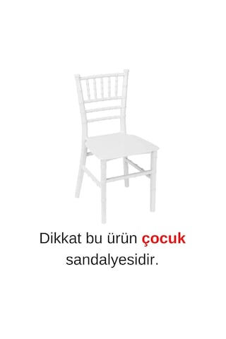 Sağlam Plastik Mandella Trend Çocuk Sandalyesi Beyaz Çok Renkli