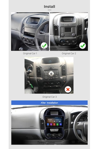 Ford Ranger 2012-2015 Multimedya Navigasyon Usb Kamera Carplayer