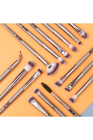 Vkemall 15'li Profesyonel Göz Makyası Fırça Seti - Yumuşak Kıllar, Mükemmel Renk Geçişleri