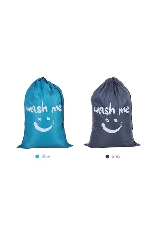 Didadodo Katlanabilir Çamaşır Çantası - Seyahat & Evde Pratik Çözüm - Gri Gri Gri