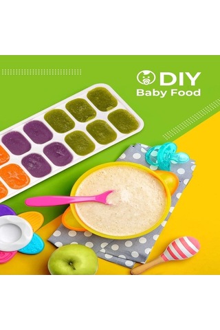 Besthome1 4'lü Silikon Buzluk Seti, Kapaklı, Hızlı Buz, Pp+tpe, Yaz İçin Çok Renkli Çok Renkli