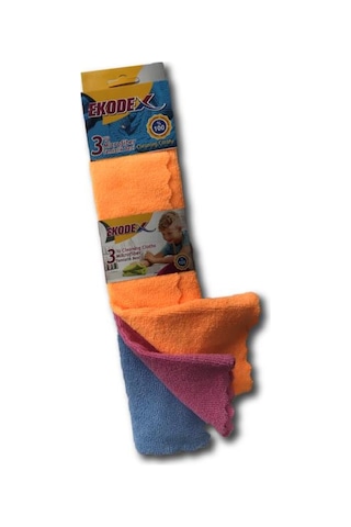Ekodex Mikrofiber Temizlik Bezi 3'lü