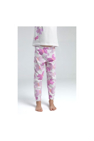 Rolypoly Kız Çocuk Beyaz Pijama Takımı 5274-47606 Beyaz