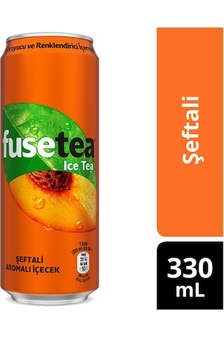 Fuse Tea Şeftali Aromalı Soğuk Çay 330 Ml X 12 Adet