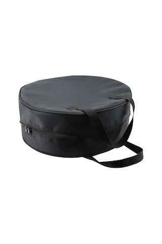 16 Inç Kablo Saklama Taşıma Çantası Taşıma Saplı Çift Siyah Siyah