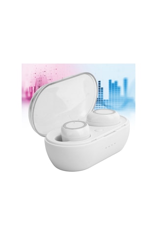 Fosenze Siyah-kırmızı Bluetooth 5.0 Kulak İçi Kulaklık, Akıllı Dokunmatik Kontrol, Stüdyo Kalitesi Stereo Ses, 450mah Şarj Kutusu İle Taşınabilir