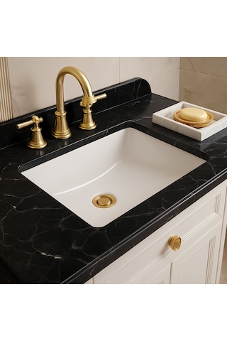 Turavit Hilton Kare Tezgâh Altı Lavabo 41x52 Cm 5027 Diğer