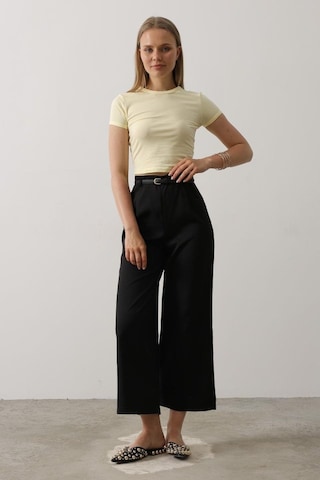 Ge Ticaret Kemer Pens Detaylı Pantolon - Siyah Siyah