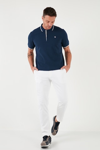 Buratti Pamuklu Slim Fit Şerit Detaylı Düğmeli Polo Yaka 3'Lü Paket Erkek T Shirt 5902118S3 Antrasit-Haki-Indigo