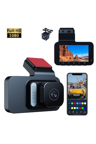 Full Hd 1080p Araç İçi Dvr Kamera - Gece Görüşlü, Geniş Açılı, Hareket Algılamalı