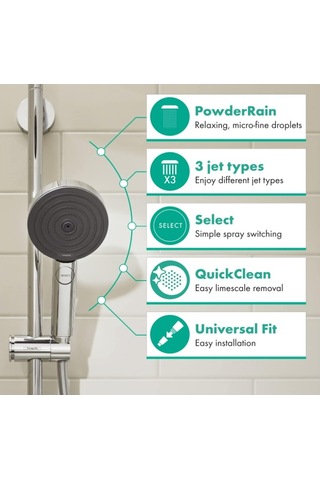 Hansgrohe Pulsify Select S 105 3 Jet Relaxation Krom Krom