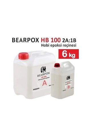 Bearpox Hb 100 Hobi Ve Sanatsal Epoksi Reçine 6 Kg Set