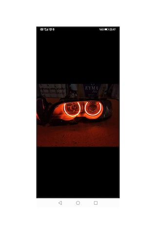 Bmw E46 Amber Renk Güçlü Işık Led Angel Eyes