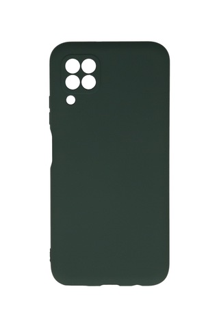 Huawei P40 Lite Uyumlu İçi Kadife Lansman Tasarım Silikon Telefon Kılıfı Haki