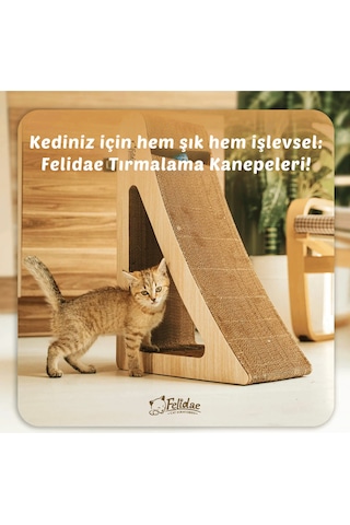 Oluklu Mukavva, Kedi Tırmalama Kanepesi Dikey Tırmalama / 39x59x24cm Large - Cs7 Lw