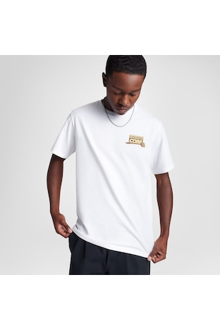 Converse Loose Fit Erkek Baskılı Beyaz T-shirt