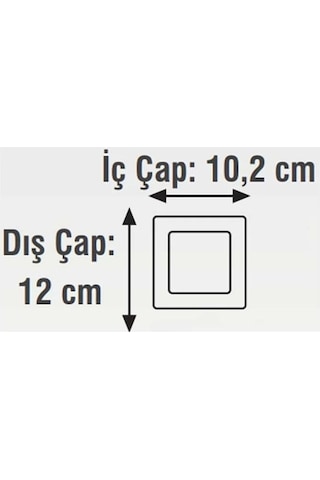 K2 Kdl411 6w 6500k Beyaz Kare Smd Ledli Slim Panel Armatür Diğer
