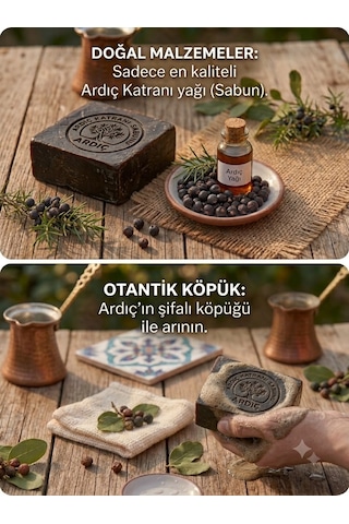 Mardin 2'li Katran Ardıç Sabunu Odunsu