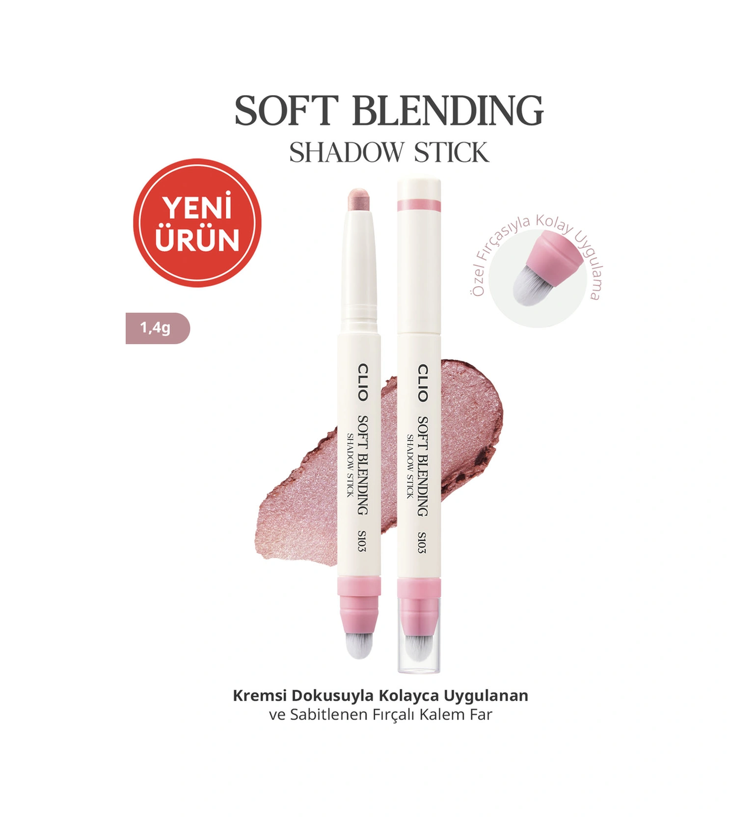Clio Soft Blending Shadow Stick S103 Haze Berry
