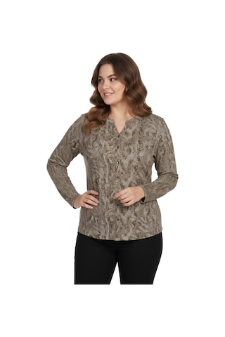 Wearon Kadın Yumoş Düğmeli Modelli Bluz Bgl-st05133 Bej