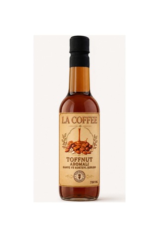 La Coffee Toffee Nut Aromalı Kahve Ve Kokteyl Şurubu 750 Ml - %100 Pancar Şekerli Diğer