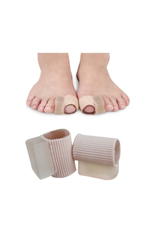 4 Çift Fiber Viskon Parmak Ayırıcı Halluks Valgus Düzeltici