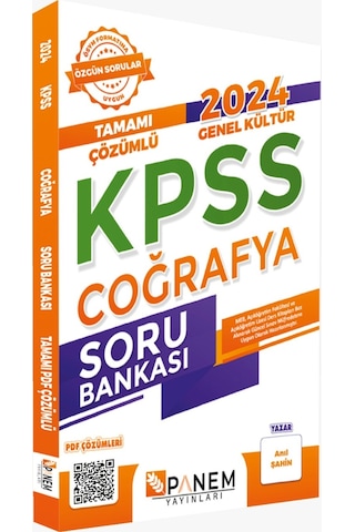 Panem Yayınları 2024 Kpss Genel Kültür Tamamı Çözümlü Coğrafya Soru Bankası Panem Yayınları 2024 Kpss Genel Kültür Tamamı Çözümlü Coğrafya Soru Bankası