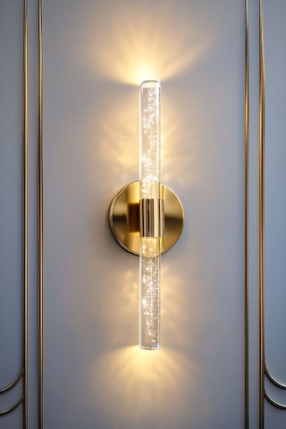Bhbackhome Bubbleflux Şık Tasarım Modern Ledli Aplik 40 Cm Elektrikli Gold