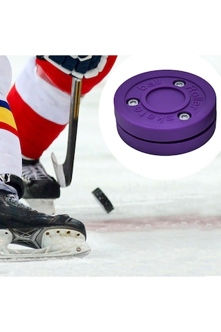 Homyl Roller Hokey Diski Uygulama Hediyesi Oyun Eğitimi Mor Mor